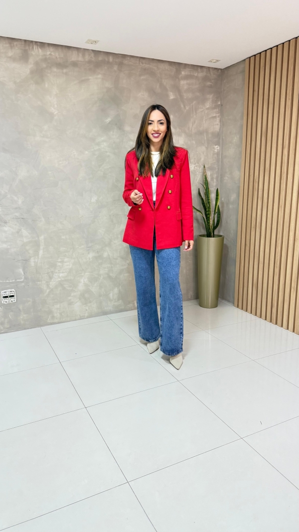 Blazer botoes frontais