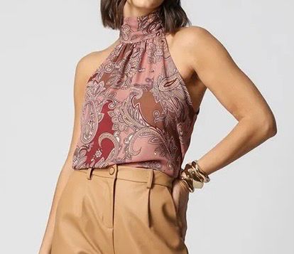 Blusa laço gola goiaba - Imagem 2
