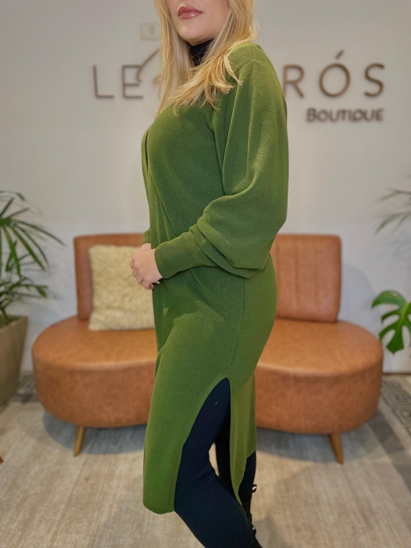 Cardigan verde