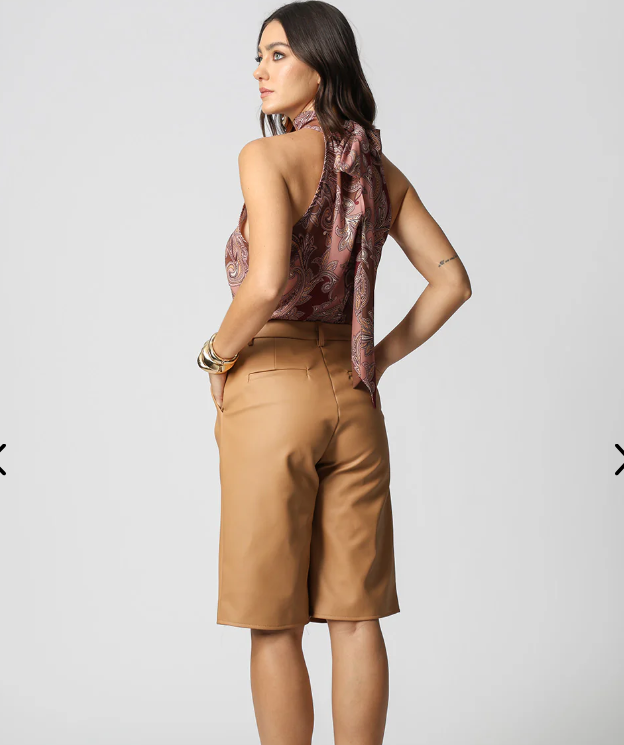 Blusa laço gola goiaba - Imagem 4