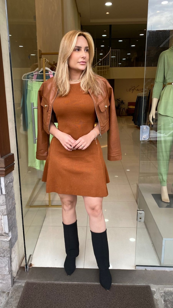Vestido caramelo - Imagem 2