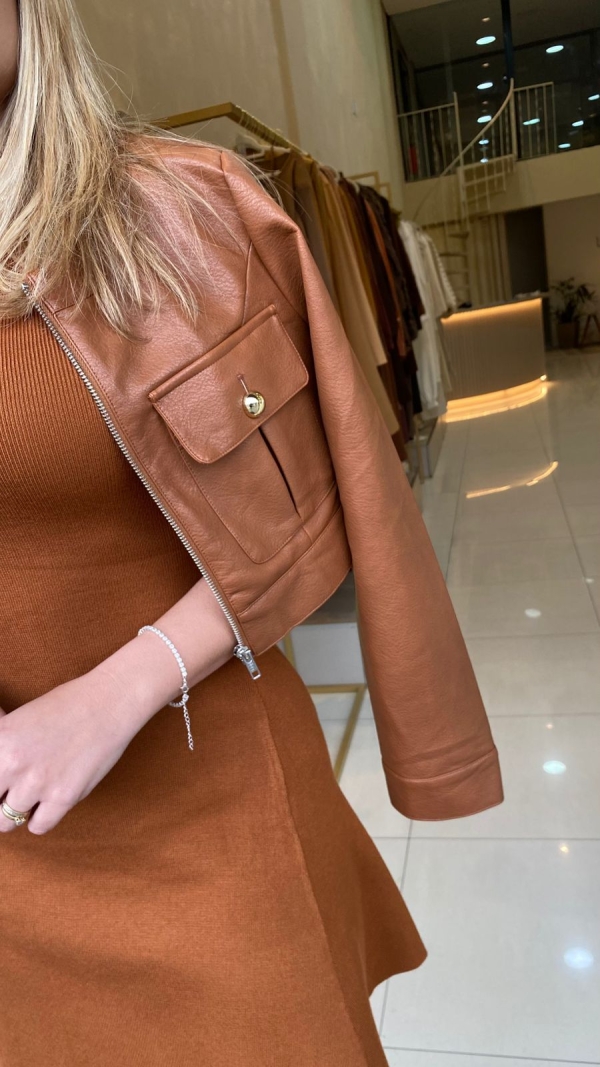 Vestido caramelo - Imagem 3