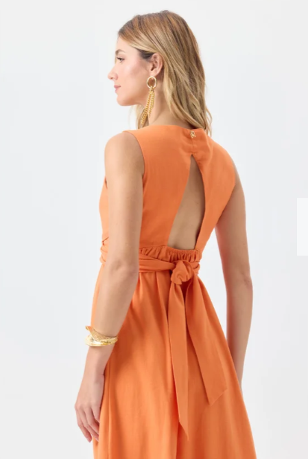 Vestido solto maxi midi - Imagem 3