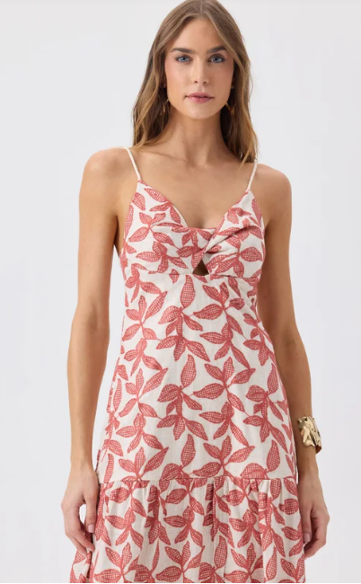 Vestido solto mc maxi