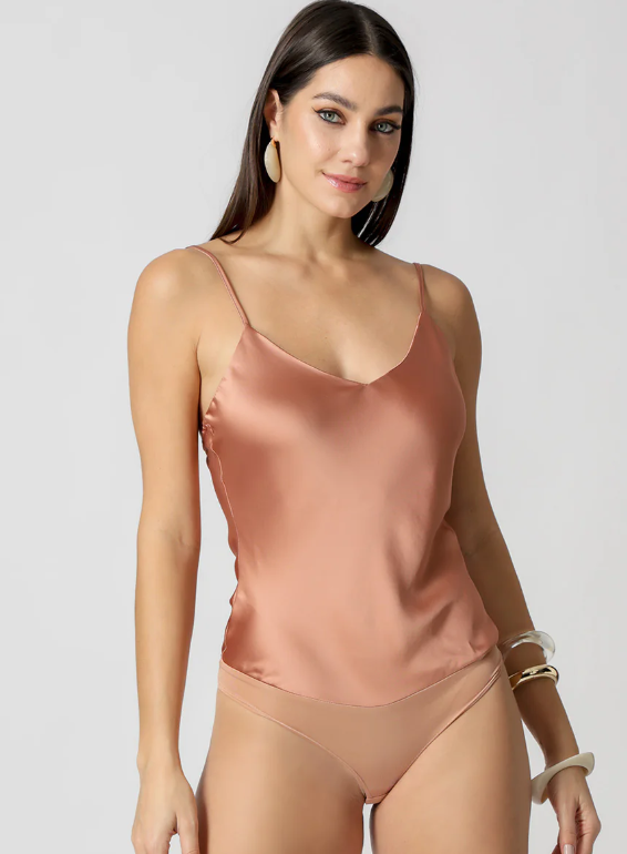 Body alça cetinada