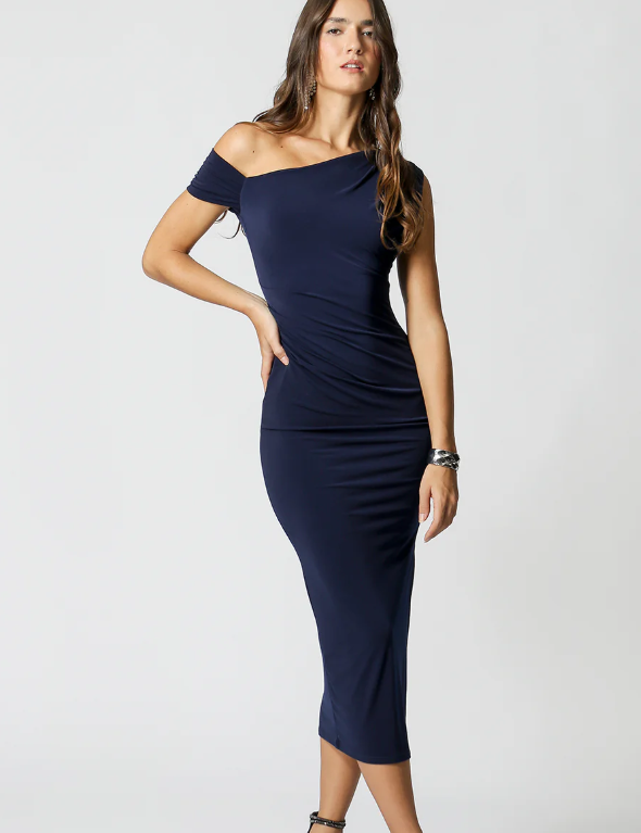 Vestido decote assimétrico - Imagem 2