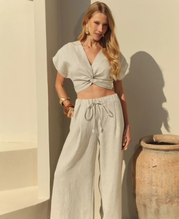 Blusa 100% Linho Luna - Imagem 3
